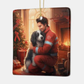 パピヨン 犬のママ ギフト  ペット メモリアル オーナメント (左)