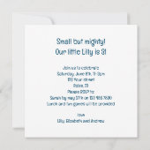 パピヨン 誕生日カード, パピヨン カード, パピヨン 招待状 (裏面)