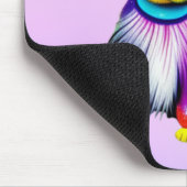 パピリオンアポップ・アートのートパステルパーソナライズされた マウスパッド (コーナー)