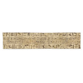 パピルスのエジプトのヒエログリフ ショートテーブルランナー (横)