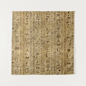 パピルスのエジプトのヒエログリフ タペストリー (正面)