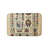 パピルスのエジプトの象形文字と神 バスマット (正面)