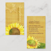 パピルスひまわり結婚のブティック 名刺 (正面/裏面)