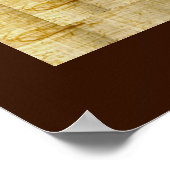 パピルス効果エジプト美術のホルスの眼 ポスター (角)