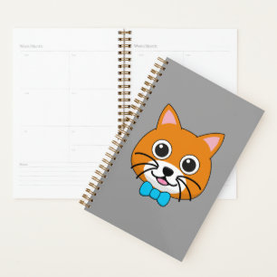 パピロンがかわいいハッピージンジャー猫 プランナー手帳