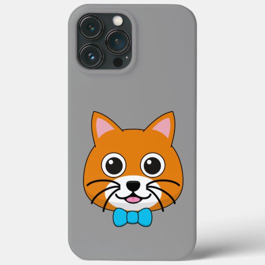 パピロンがかわいいハッピージンジャー猫 Case-Mate iPhoneケース (裏面)