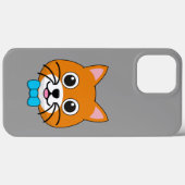 パピロンがかわいいハッピージンジャー猫 Case-Mate iPhoneケース (裏面 (横))