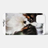 パピロンのアートギフト Case-Mate iPhoneケース (裏面 (横))