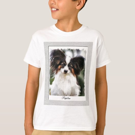 パピロンのアートギフト Tシャツ (正面)