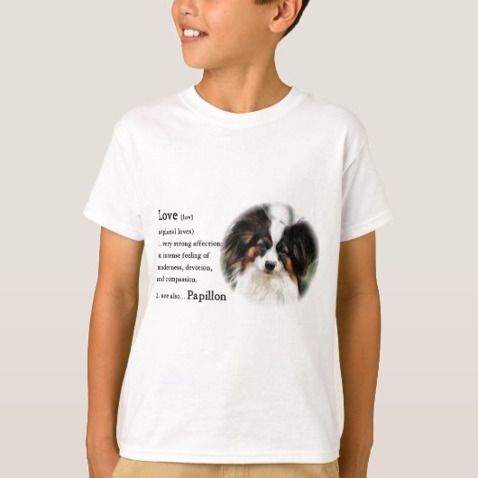 パピロンのアートギフト Tシャツ (正面)