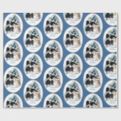 パピロンのクリスマスプレゼント ラッピングペーパー (フラット)