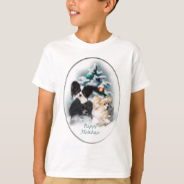 パピロンのクリスマスプレゼント Tシャツ