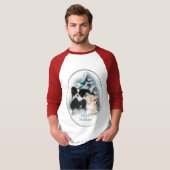 パピロンのクリスマスプレゼント Tシャツ (正面フル)