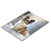 パピロンは雪のクリスマスを許す ノートブック (左側)