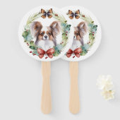 パピロンクリスマスリースフェスティバルカップ ハンドファン (正面&裏面)