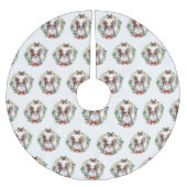 パピロンクリスマスリースフェスティバルカップ ブラッシュドポリエステルツリースカート (正面)