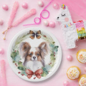 パピロンクリスマスリースフェスティバルカップ ペーパープレート (パーティー)