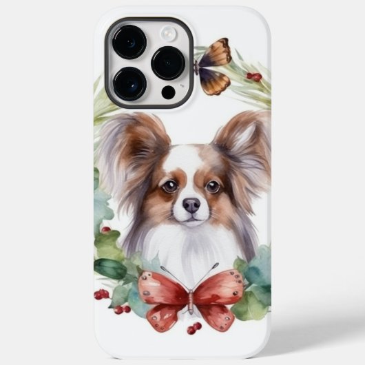 パピロンクリスマスリースフェスティバルカップ Case-Mate iPhoneケース (裏面)