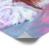 パピロンドッグアートウォールプリント ポスター (角)