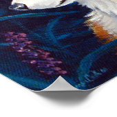 パピロンドッグウォールプリント ポスター (角)