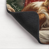 パピロンドッグクリスマスフェスティバル マウスパッド (コーナー)