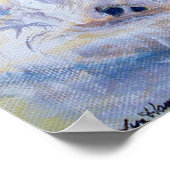 パピロンドッグポスタープリント ポスター (角)