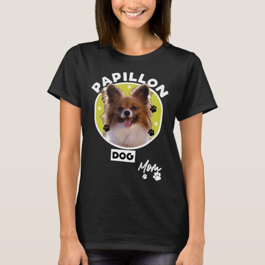 パピロンドッグママ81 Tシャツ (正面)