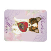 パピロンハートママ マグネット (横)