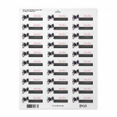 パピロン差出人住所ラベル ラベル (フルシート)