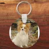 パピロン座る.png キーホルダー (正面)