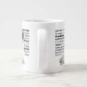 パピロン形質ジャンボマグ ジャンボコーヒーマグカップ (裏面)