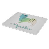 パピロン犬 カッティングボード (角)