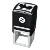 パピロン玩具飼育犬のシルエット セルフインキングスタンプ (商品)