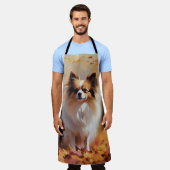 パピロン紅葉秋インスパイア エプロン (着用した状態)