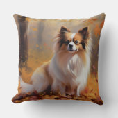 パピロン紅葉秋インスパイア クッション (正面)