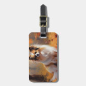 パピロン紅葉秋インスパイア ラゲッジタグ (正面縦)