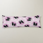 パピロン絵を描の白黒オリジナルドッグアート ボディピロー (裏面)