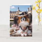 パピロン カード (黄色い花)