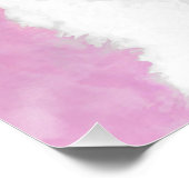 パピロン（白と黒）絵画の – Dog Art ポスター (コーナー)