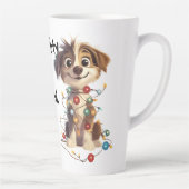 パピーいけなサンタチェックリスト カフェラテマグ (右)