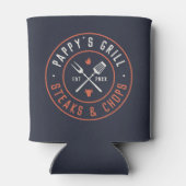 パピーのグリルパーソナライズされた年が成立 缶クーラー (裏面)