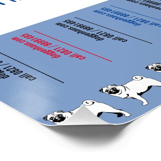 パピーのパピー販売フライヤーテンプレート ポスター (コーナー)