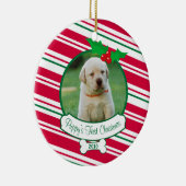 パピーの初めてのクリスマス- Candy Cavee セラミックオーナメント (右)