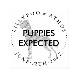 パピーの期待はスタンプを発表グレート・ダン セルフインキングスタンプ