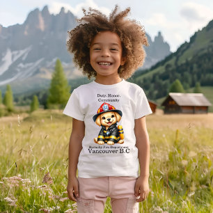 パピーの消防士は行動に出る準備ができている! Tシャツ