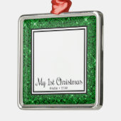 パピーの1stクリスマスフォト メタルオーナメント (左)