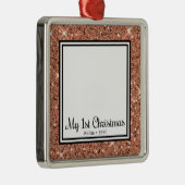 パピーの1stクリスマスフォト メタルオーナメント (右)