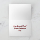 パピーアンド子猫バレンタインホリデーカード シーズンカード (内部)