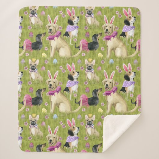 パピーイースターコレクション シェルパブランケット (正面)