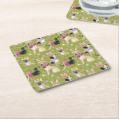 パピーイースターコレクション スクエアペーパーコースター (アングル)